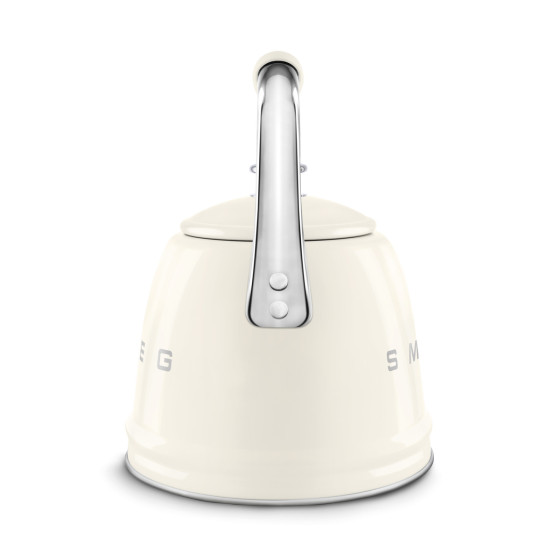 Bouilloire sifflante SMEG 2.3L Crème - WKF01CR