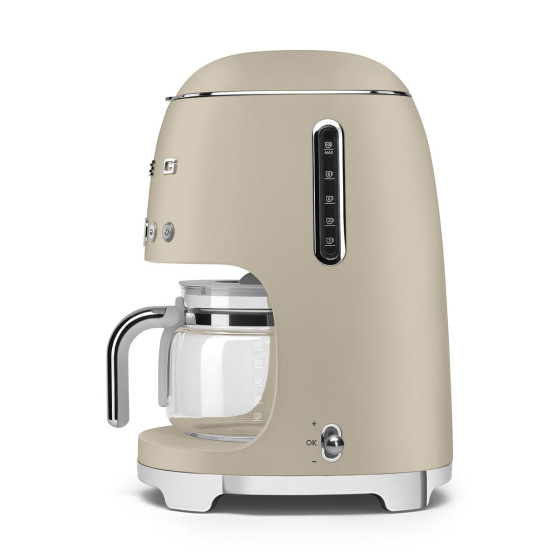 Cafetière Filtre Programmable SMEG 1.4L Beige lin mat - DCF02MLMEU