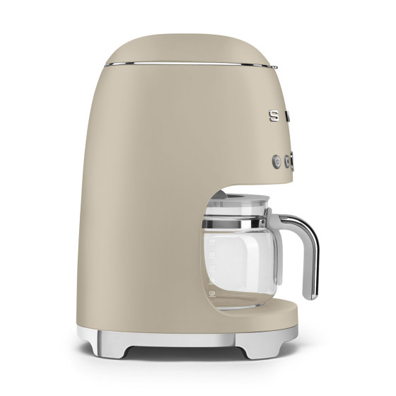 Cafetière Filtre Programmable SMEG 1.4L Beige lin mat - DCF02MLMEU
