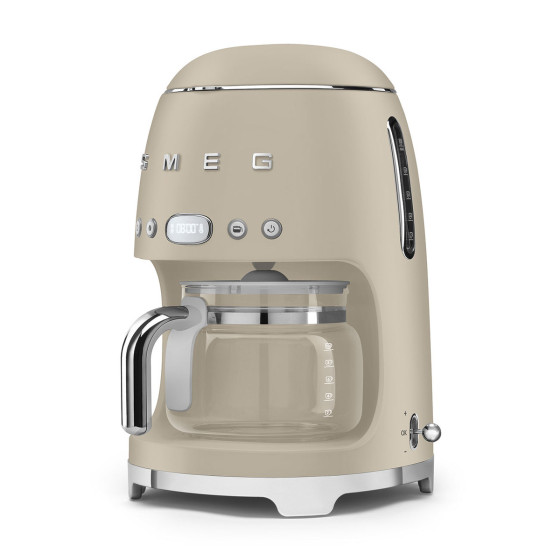 Cafetière Filtre Programmable SMEG 1.4L Beige lin mat - DCF02MLMEU