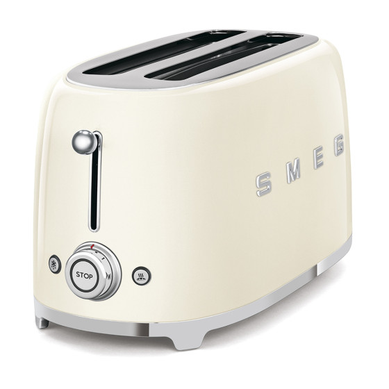 Grille-pain SMEG 4 Tranches Crème - TSF02CREU