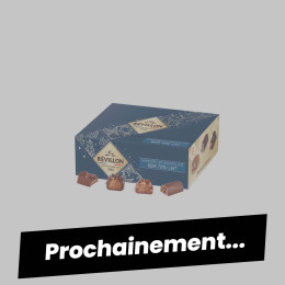 Ballotin de 30 chocolats Révillon : Assortiment de 13 recettes Noir et Lait - 310 gr