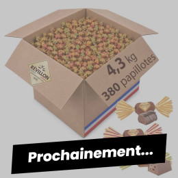 380 Papillotes au Chocolat au lait - Révillon - 4,3 Kg