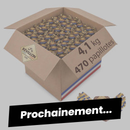470 Papillotes au Chocolat au lait et Céréales croustillantes - Révillon - 4,1 Kg