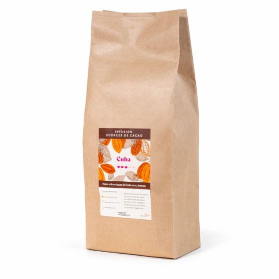 Ecorces de cacao de Cuba à infuser Route des Arômes by Voisin - 500 gr
