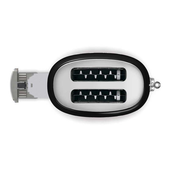 Set petit-déjeuner SMEG Noir (Mini Bouilloire + Grille-pain)
