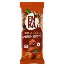 Barre de Céréales Enka Noisettes & Amandes - Boite distributrice de 30 barres