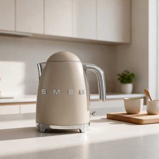 Bouilloire SMEG 1.7L Beige lin Mat - KLF03CHMEU