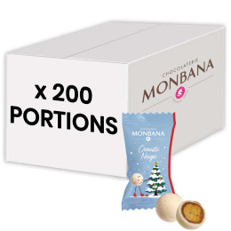 Chocolat Monbana Pépite au Chocolat & Café- Carton de 200 chocolats emballés individuellement