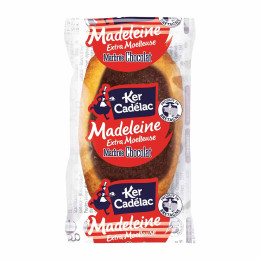Madeleine Marbrée Chocolat extra moelleuse Ker Cadélac - 150 madeleines emballées individuellement