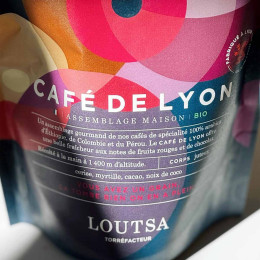 Café de Spécialité en Grains Bio Loutsa Café de Lyon - 250 gr