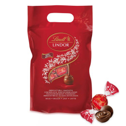 80 Boules de Chocolat au lait LINDOR - Lindt - Paquet de 1 Kg