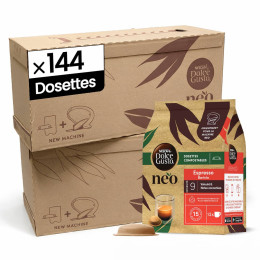 Dosettes Nescafé Dolce Gusto NEO Espresso Barista - 12 boîtes - 144 boissons