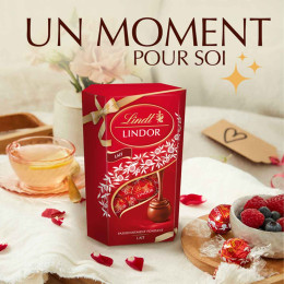 15 Boules de Chocolat au lait LINDOR - Lindt - Cornet de 200 gr