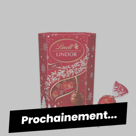 Chocolat LINDOR Lait Lindt - Cornet de 200 gr de boules de chocolat