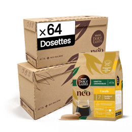 Dosettes Nescafé Dolce Gusto NEO Carafe - 8 boîtes - 64 boissons
