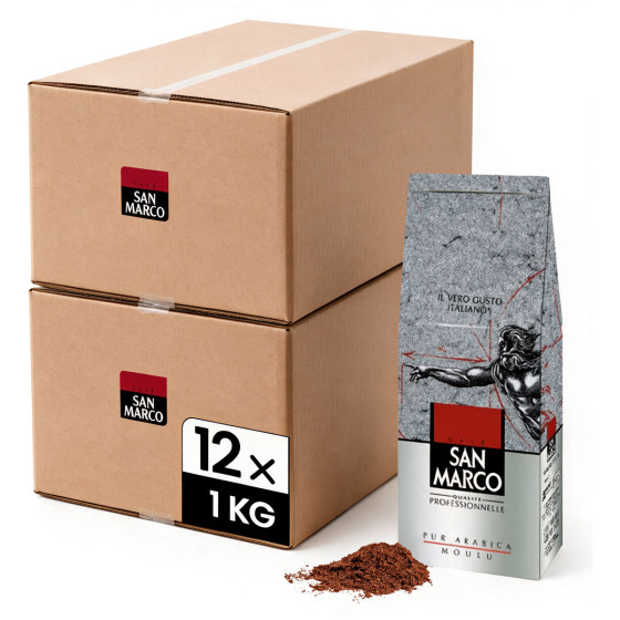 Café Moulu San Marco - 12 paquets - 12 Kg