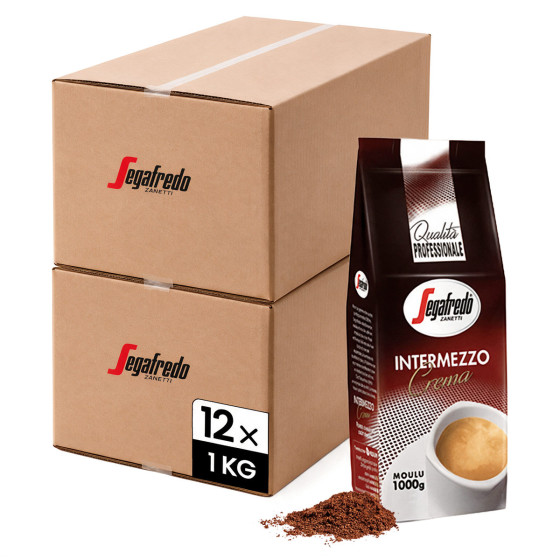 Café Moulu Segafredo Intermezzo Crema - 12 paquets - 12 Kg
