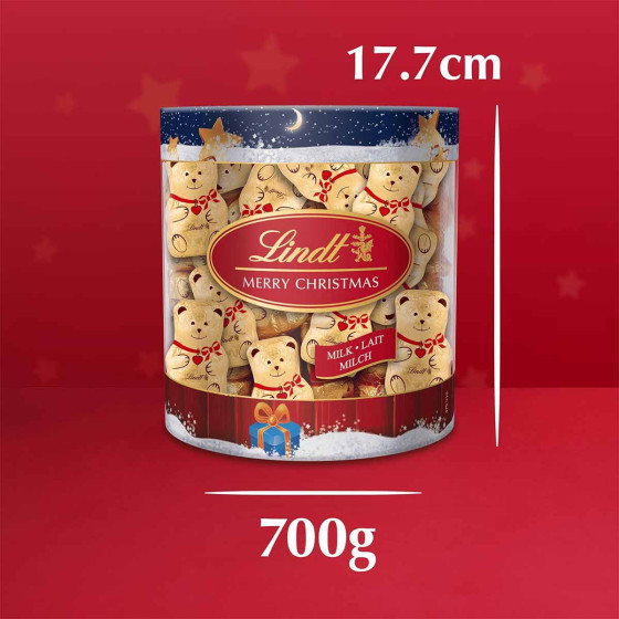 Lindt Boîte de Mini Moulages TEDDY au Lait Idéal pour Noël - vue 7
