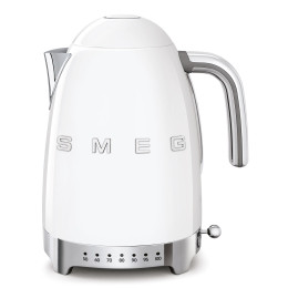 Bouilloire SMEG Température Réglable 1.7L Blanc - KLF04WHEU