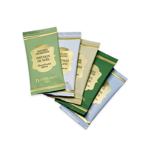 Coffret de Noël Dammann Frères 5 variétés - 48 sachets