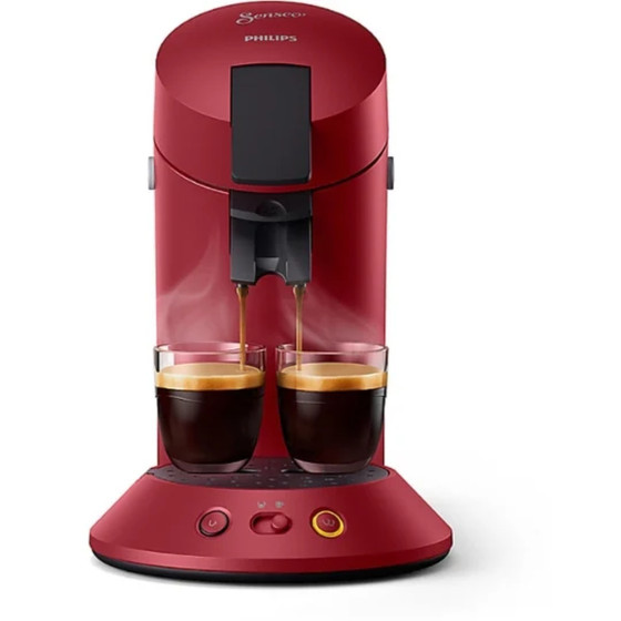 Machine à café Senseo Original Plus Booster d’arômes - Philips CSA210/91 Rouge