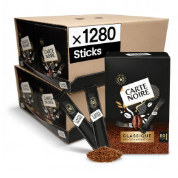 Café Soluble Carte Noire - 16 boites - 1 280 sticks