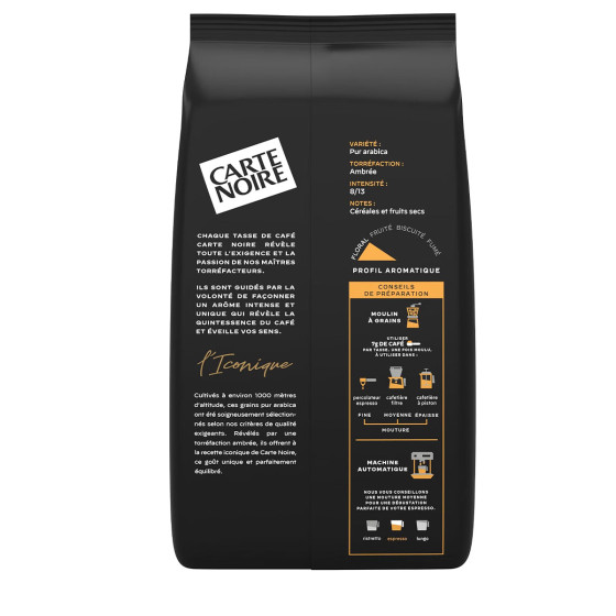 Café en Grains Carte Noire Classique - 6 paquets - 6 Kg