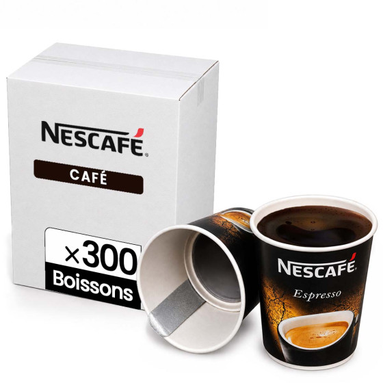 Gobelet Pré-dosé Nescafé Espresso Non Sucré - 300 boissons