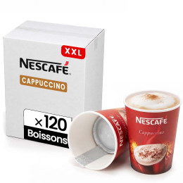 Gobelet Pré-dosé XXL en carton Nescafé Cappuccino - 120 boissons