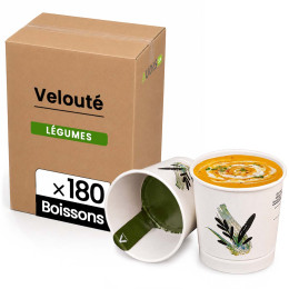 Gobelet Pré-dosé Velouté de Légumes avec Croutons - 180 boissons