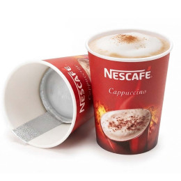 Gobelet Pré-dosé XXL en carton Nescafé Cappuccino - 10 boissons