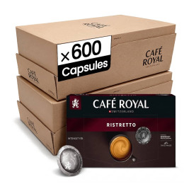 Capsule Nespresso Pro Compatible Café Royal Ristretto - 12 boites - 600 capsules
