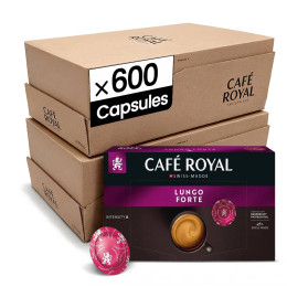 Capsule Nespresso Pro Compatible Café Royal Lungo Forte - 12 boites - 600 capsules