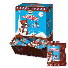 80 Oursons Chocolat au lait et Guimauve - Boîte distributrice - Cémoi - 920 gr