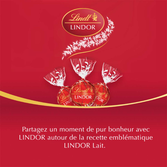 60 Boules de Chocolat au lait LINDOR - Présentoir garnie - Lindt - 750 gr