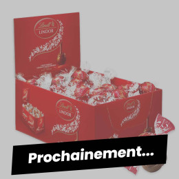 60 Boules de Chocolat au lait LINDOR - Présentoir garnie - Lindt - 750 gr