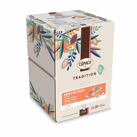 Pâtes de Fruits Cémoi - Boîte Distributrice de 220 pâtes de fruits