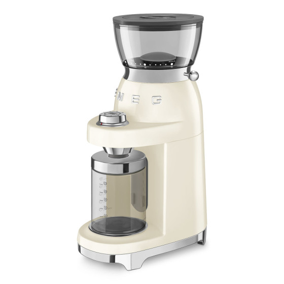 Set café SMEG Crème (Broyeur à café CGF03CREU + Machine à café expresso ECF02CREU)