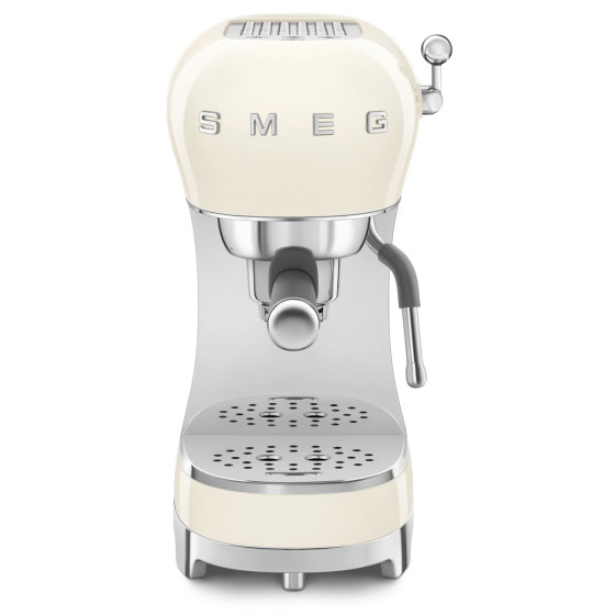 Set café SMEG Crème (Broyeur à café CGF03CREU + Machine à café expresso ECF02CREU)