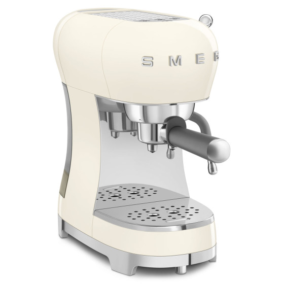 Set café SMEG Crème (Broyeur à café CGF03CREU + Machine à café expresso ECF02CREU)