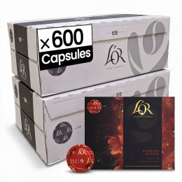 Capsule Nespresso Pro Compatible L'Or Espresso Intense - 12 boites - 600 capsules