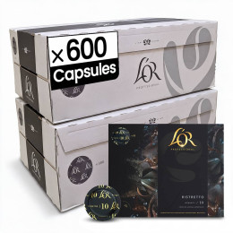 Capsule Nespresso Pro Compatible L'Or Suprême Ristretto - 12 boites - 600 capsules