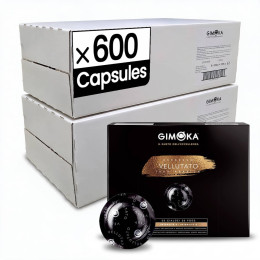 Capsule Nespresso Pro Compatible Gimoka Vellutato  - 12 boites - 600 capsules