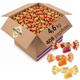408 Papillotes Pates de fruits - Révillon - 4,6 Kg