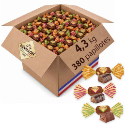 380 Papillotes au Chocolat au lait - Révillon - 4,3 Kg