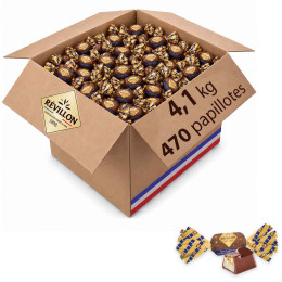 470 Papillotes au Chocolat au lait et Céréales croustillantes - Révillon - 4,1 Kg
