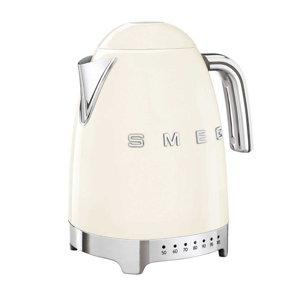 Set petit-déjeuner SMEG Crème (Bouilloire réglable KLF04CREU + Grille-pain TSF02CREU)