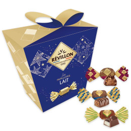 Pochette cadeaux de papillotes Révillon Chocolat au lait - 300 gr