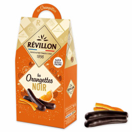 Les orangettes enrobées de chocolat noir - Révillon - 185 gr